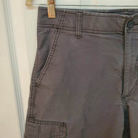 Lee Extreme Motion Dark Grey Men's cargo shorts Size 30 - Picture 4 of 9